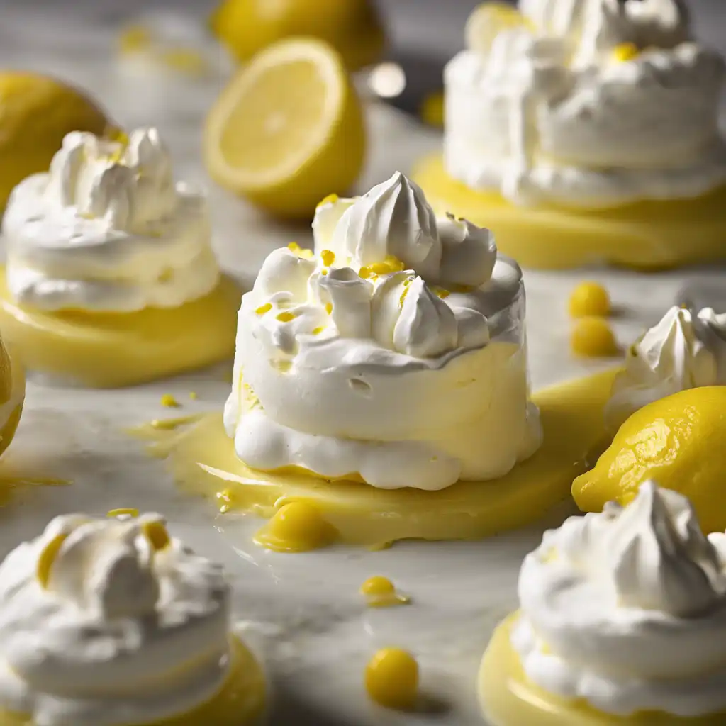 Lemon Mousse with Whipped Cream