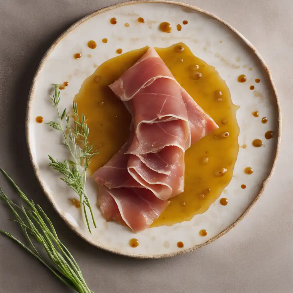 Damasco and Chive Glaze for Prosciutto