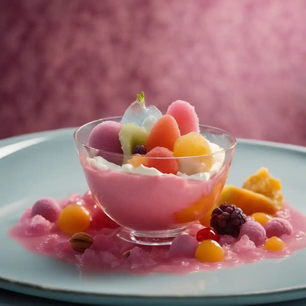 Fruit-Infused Sorbet and Liqueur