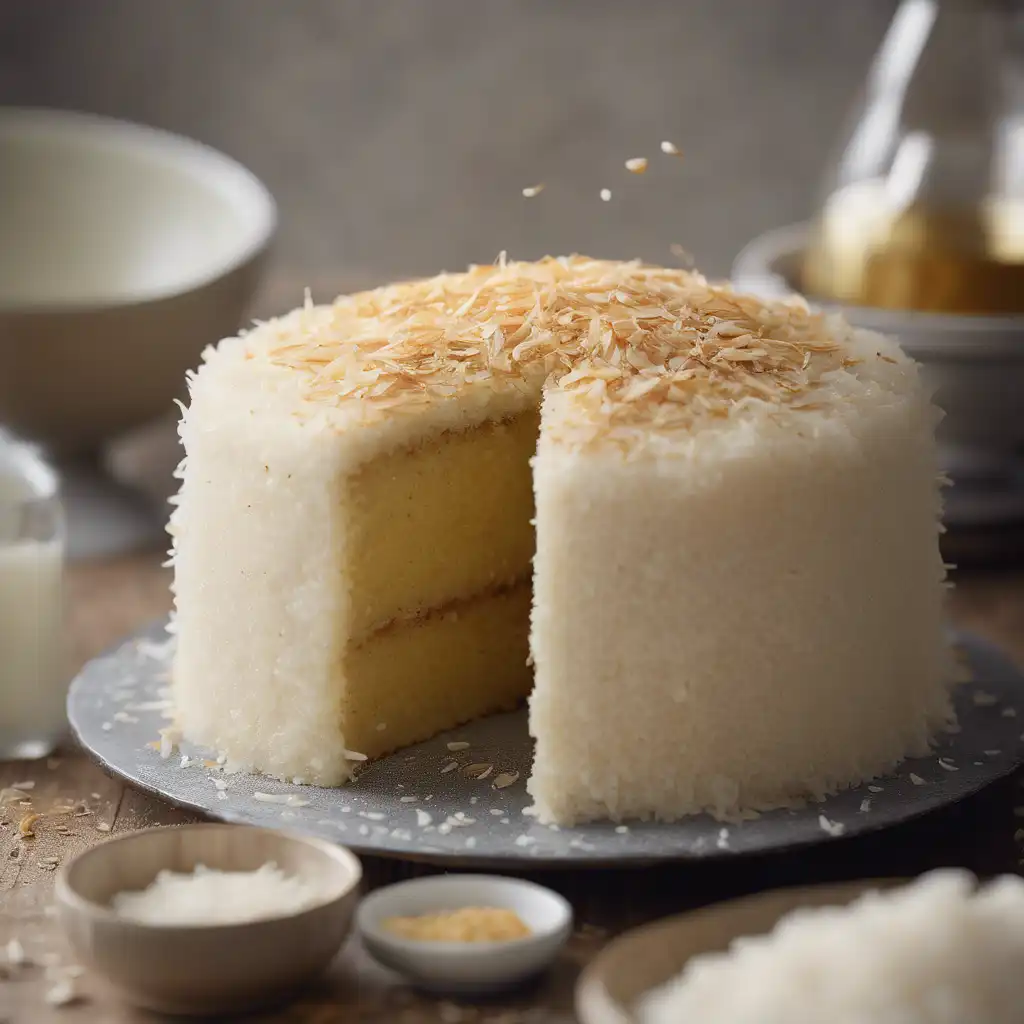 Coconut and Sesame Cake