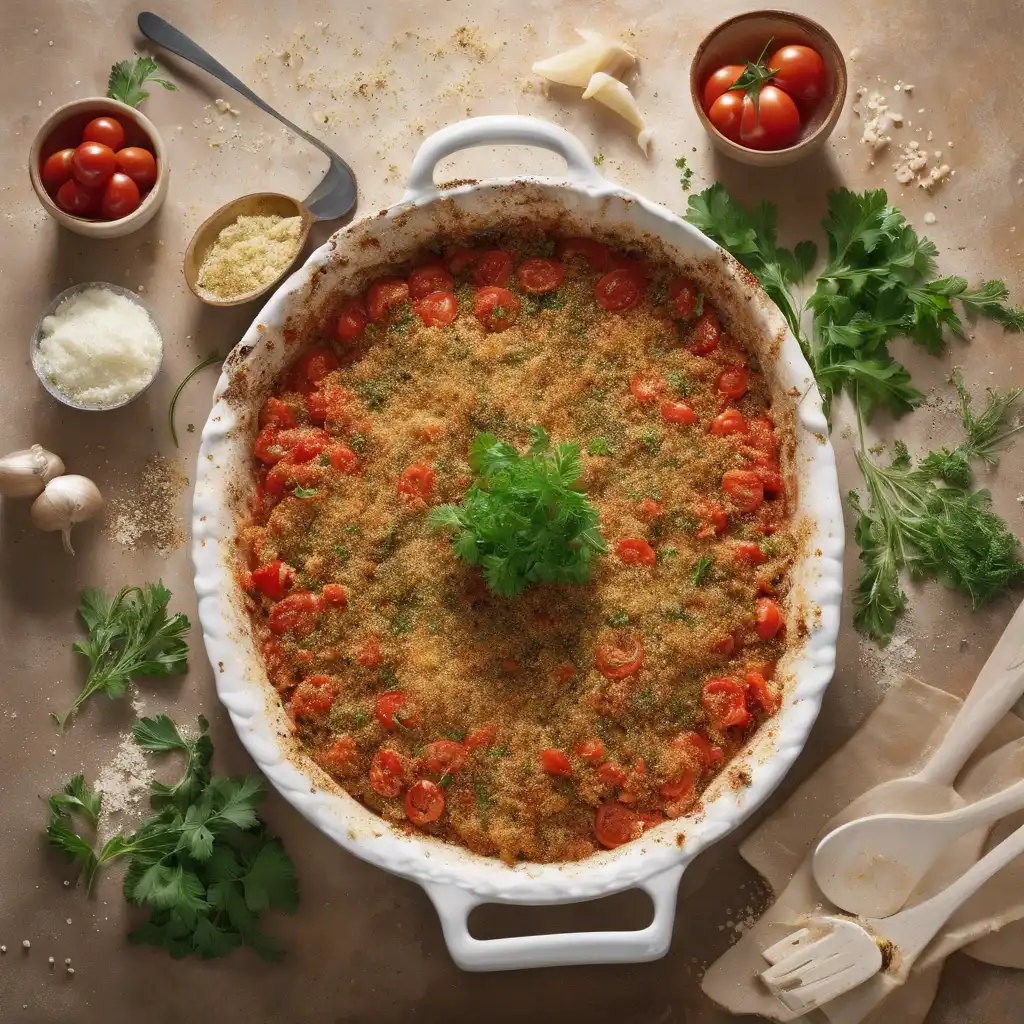 Sweet Herb with Tomato Baked