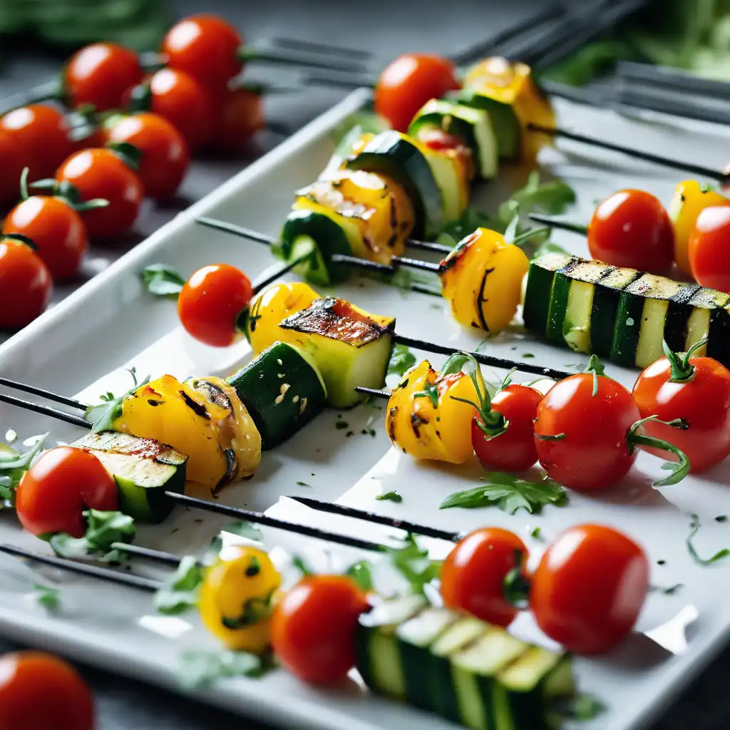 Zucchini and Cherry Tomato Skewers