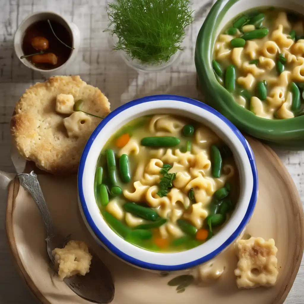 Biscuit and Macaroni Soup