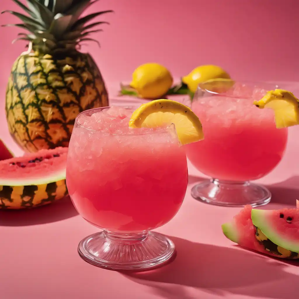 Watermelon and Pineapple Punch