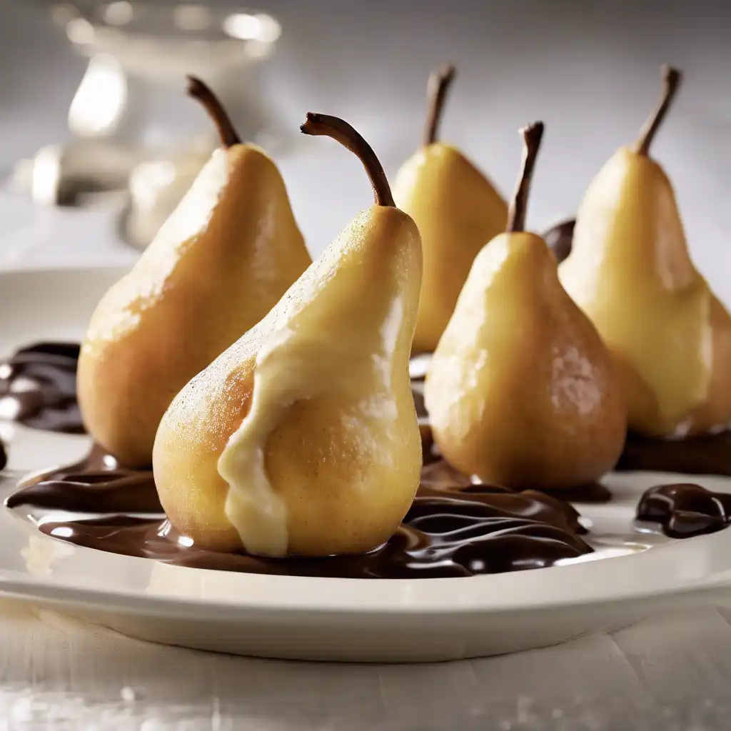 Beautiful Helene's Cream Pears