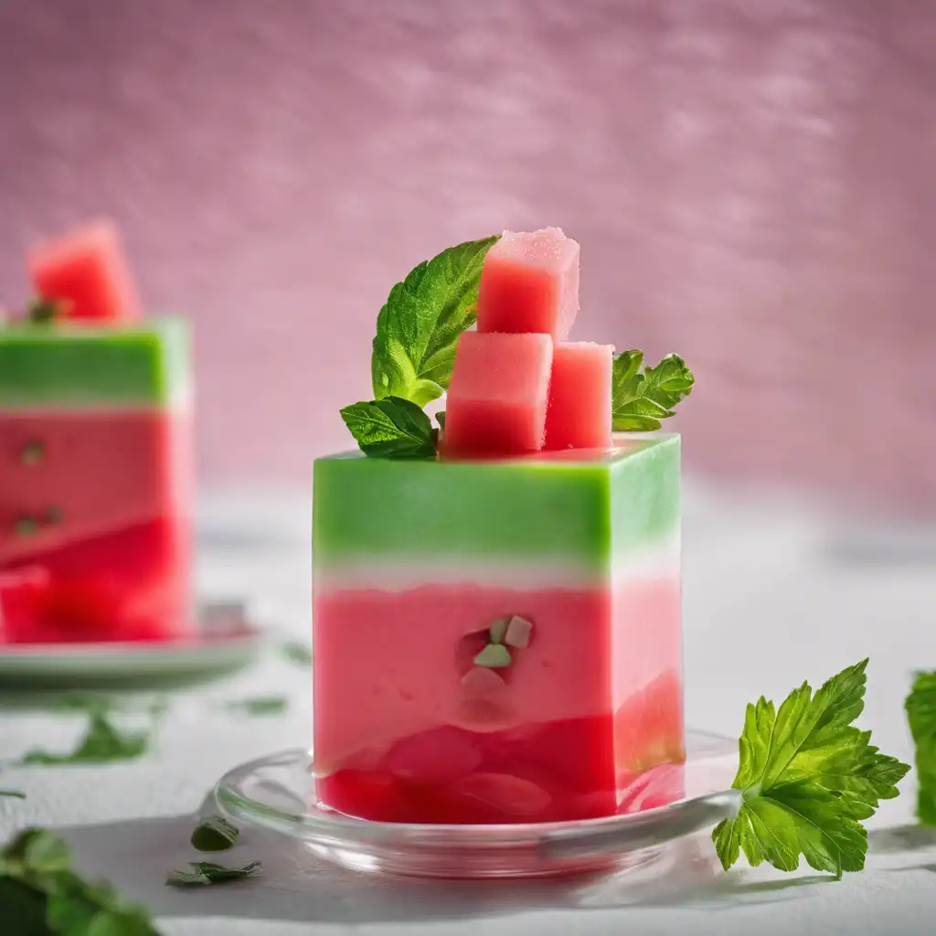 Watermelon Panna Cotta