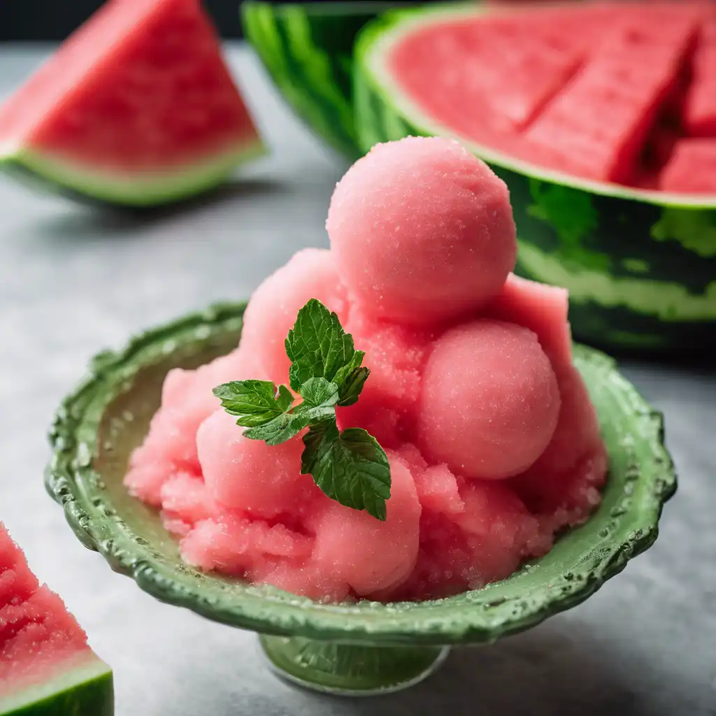 Watermelon Vodka Sorbet