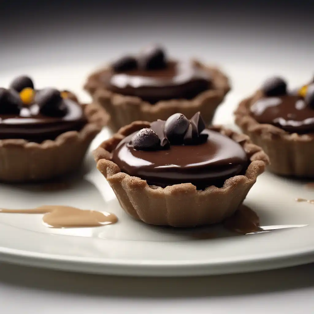 Cream-Filled Chocolate Tartlets