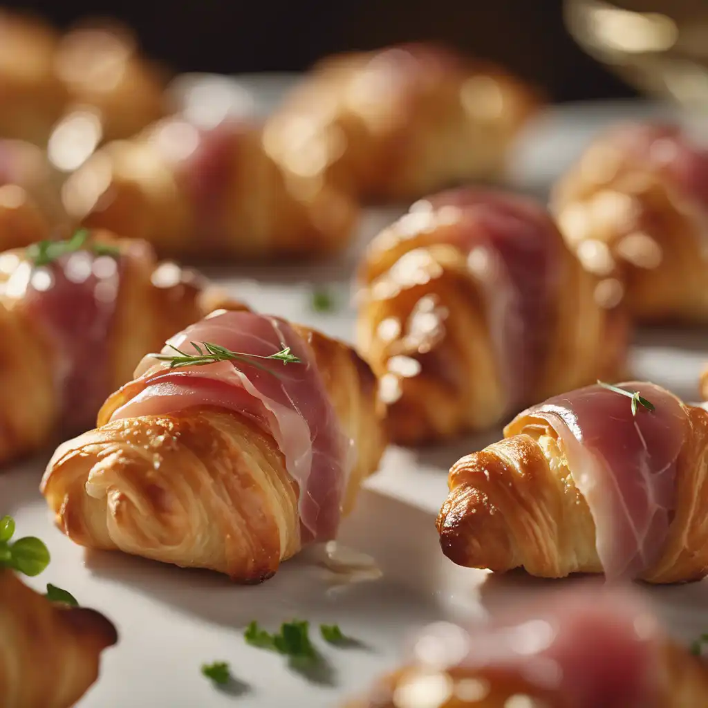 Prosciutto Mini Croissants