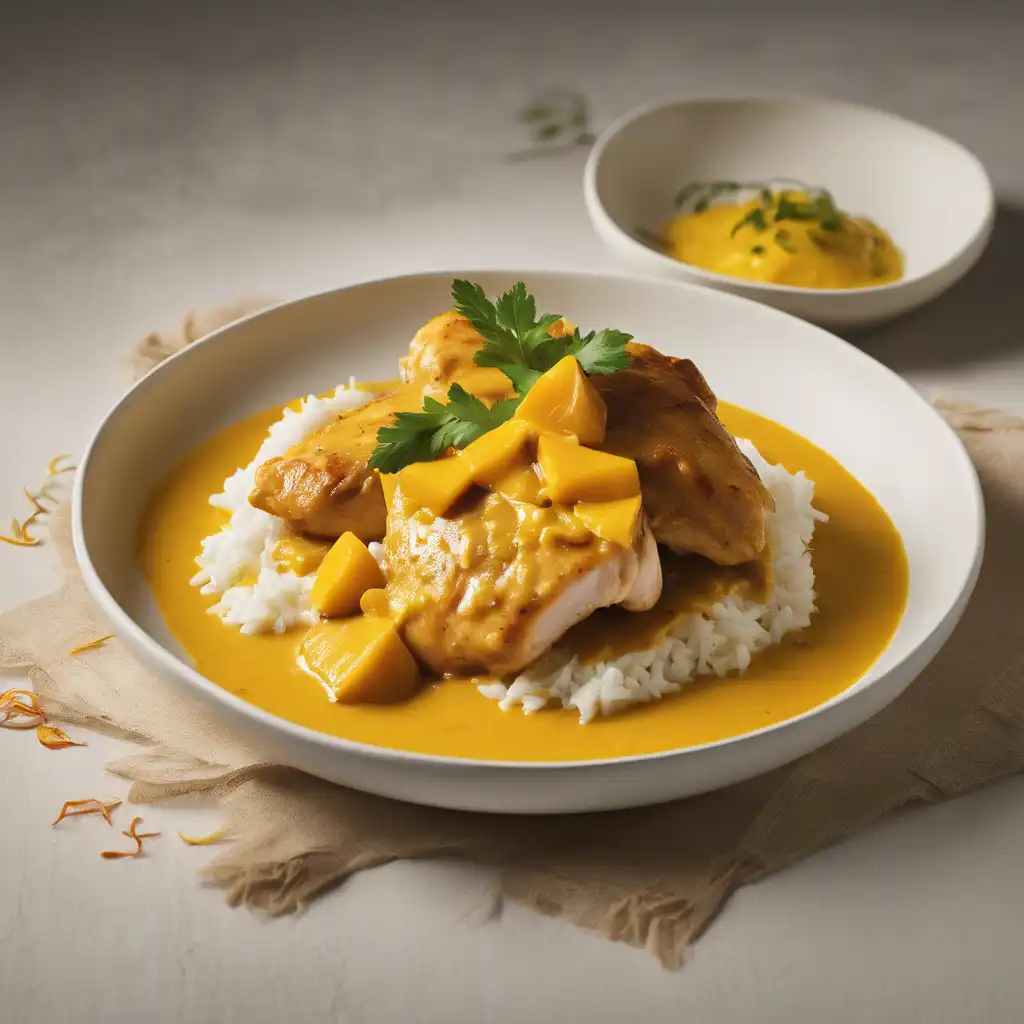 Chicken with Curry and Yogurt