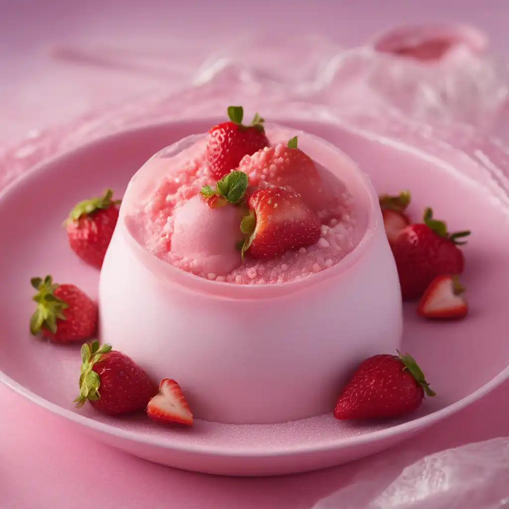 Frozen Strawberry Mousse