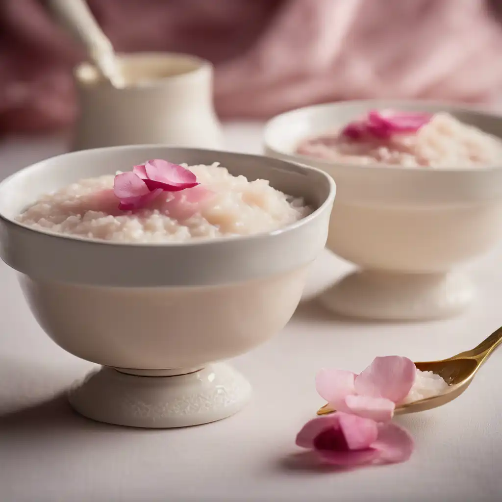 Rice Pudding with Rosewater