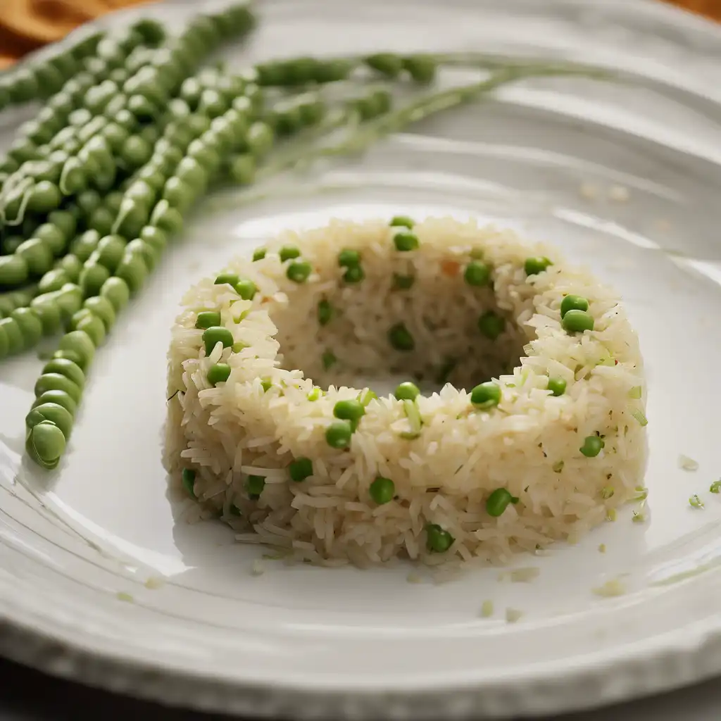 Rice Ring with Peas