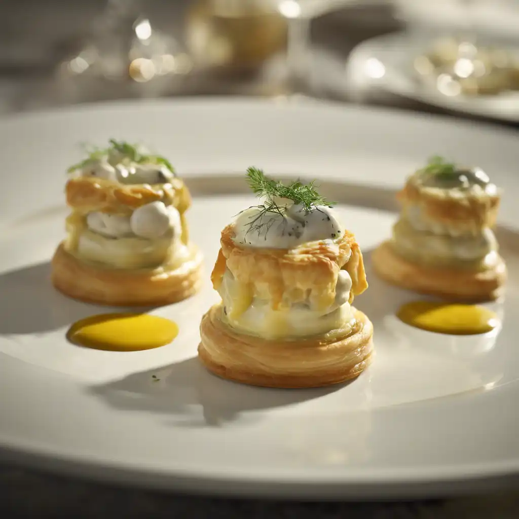 Fish Vol-au-Vent with Fish Cream