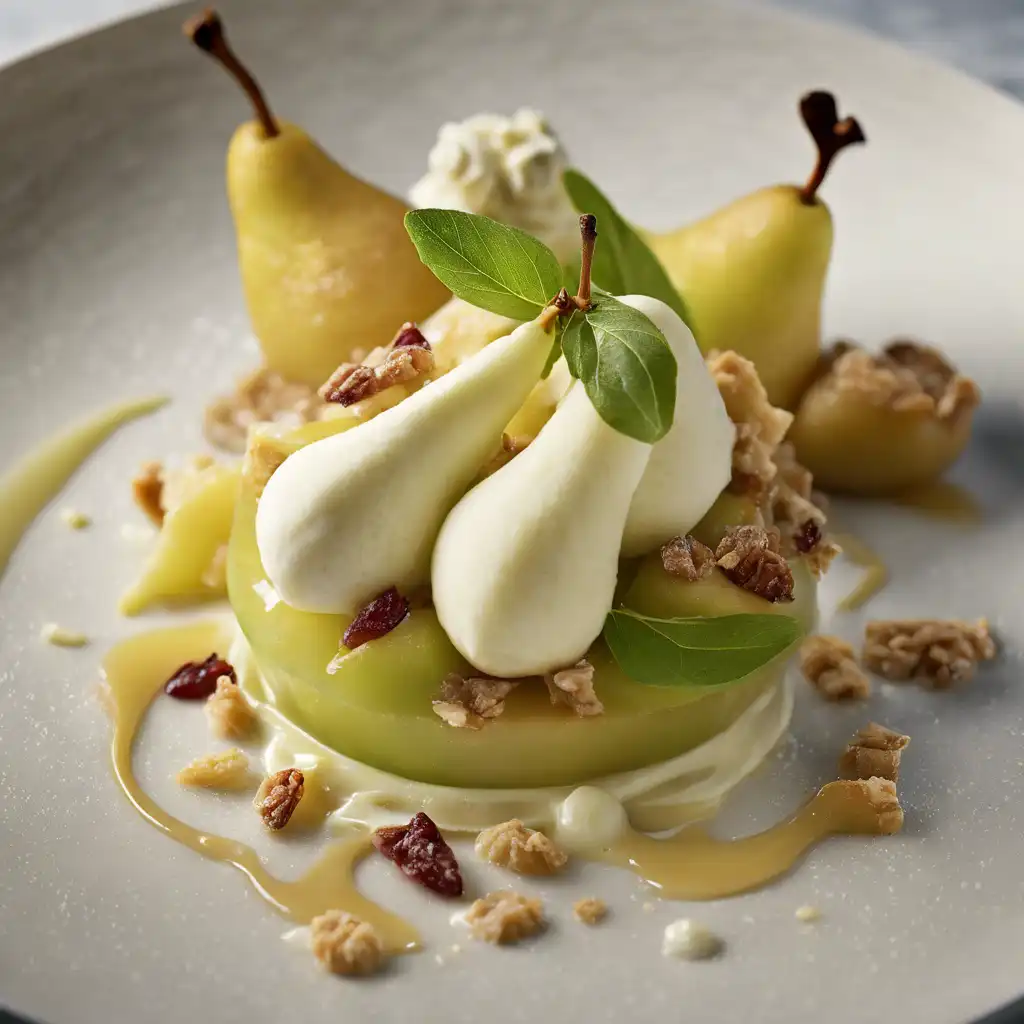 Pear Salad with Gelato