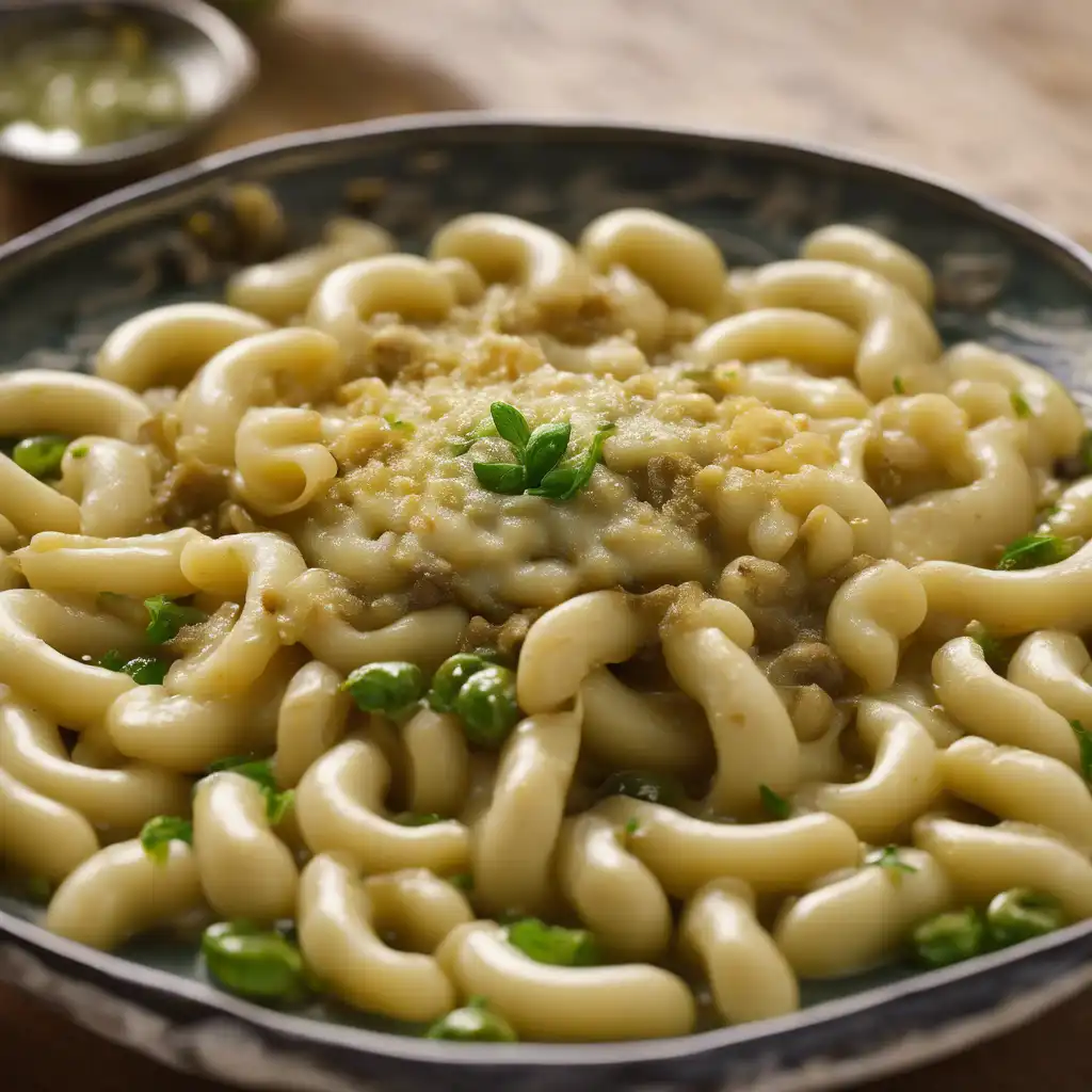 Manjericão, Nut, and Garlic Sauce for Macaroni