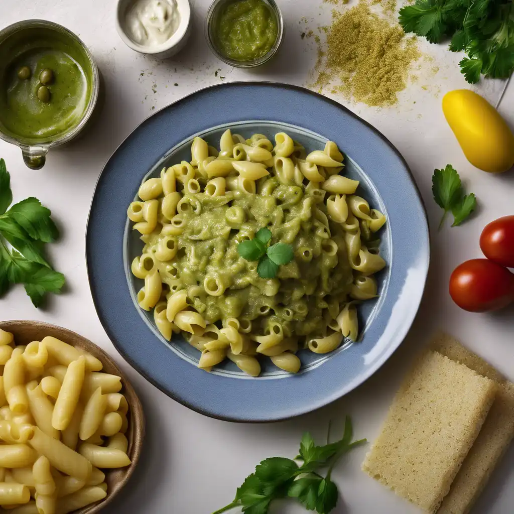 Salsa Verde and Green Olive Sauce for Macaroni