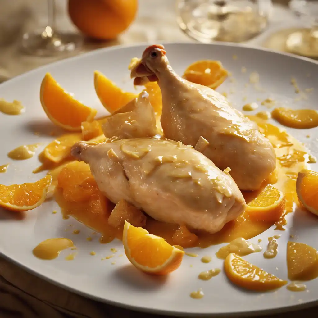 Chicken with Champagne and Orange Sauce