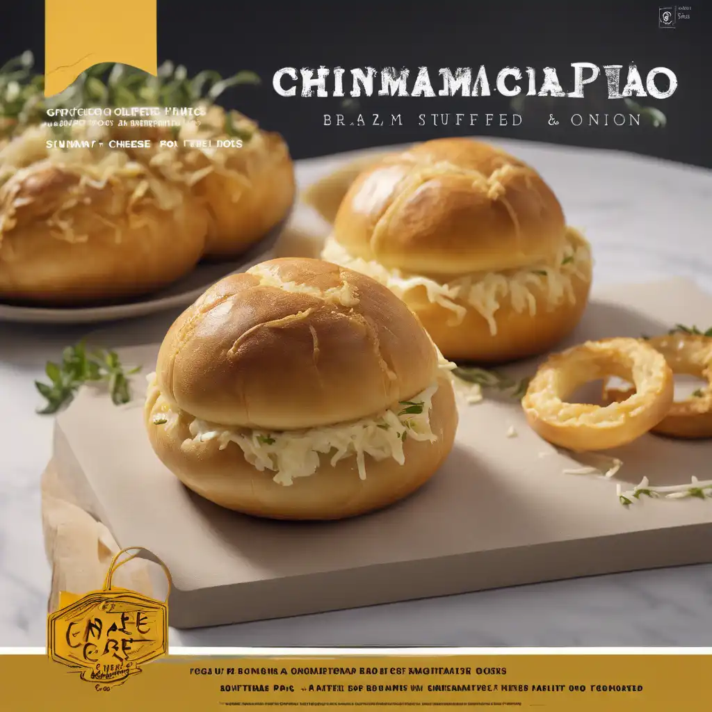 Stuffed Pão with Cheese and Onion