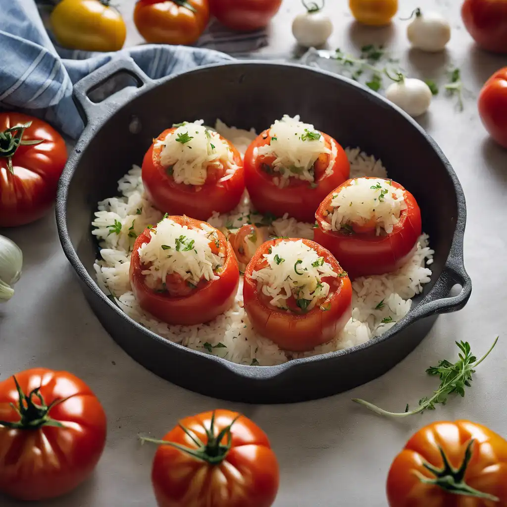 Stuffed Tomatoes with Rice