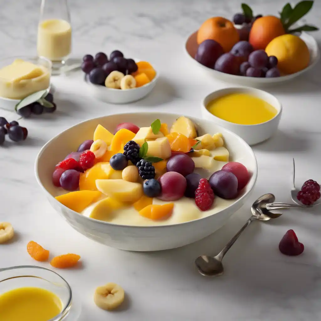 Fruit Salad with Zabagione