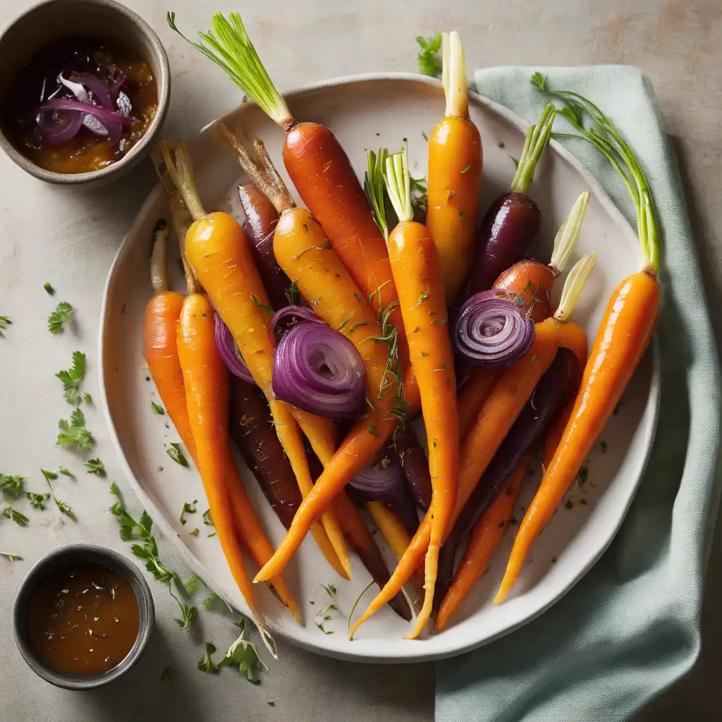 Glazed Carrots with Onion