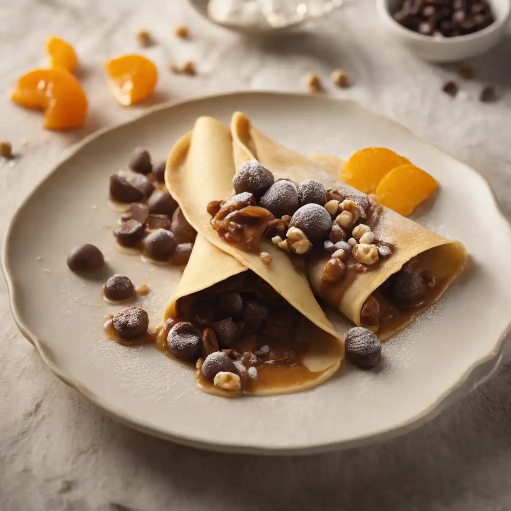 Hazelnut and Chocolate Crepes