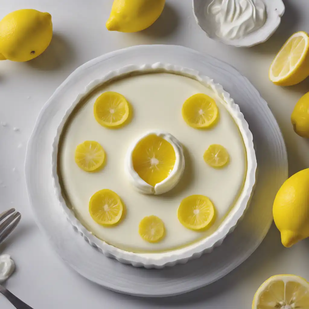 Lemon Panna Cotta Tart