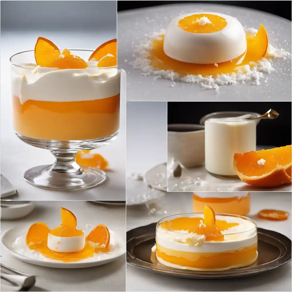 Creamy Orange and Coconut Mousse