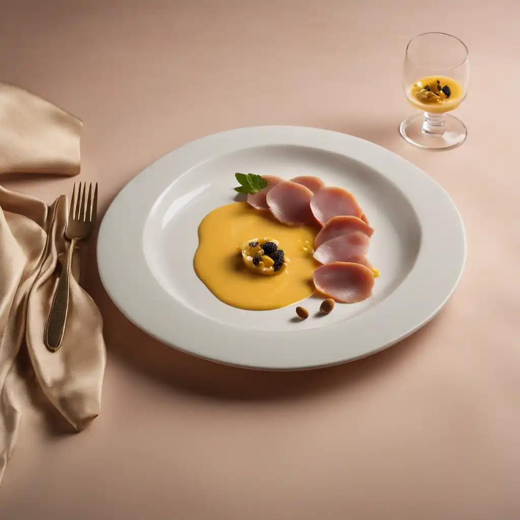 Prosciutto Mousse with Passionfruit