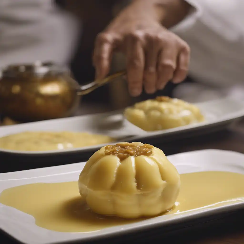 Stuffed Babá with Custard