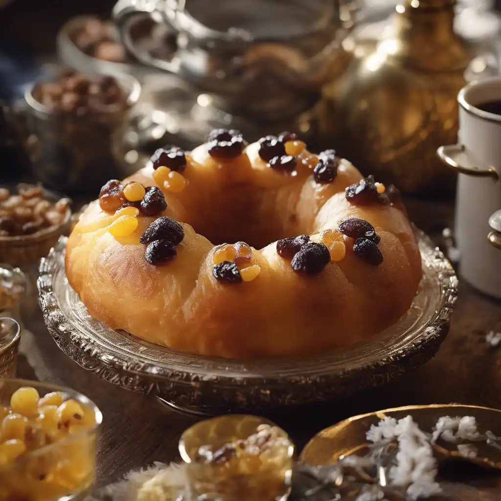 Baba au Rhum with Raisins