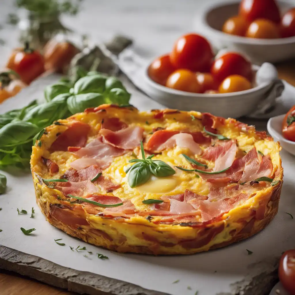 Tomato and Prosciutto Frittata