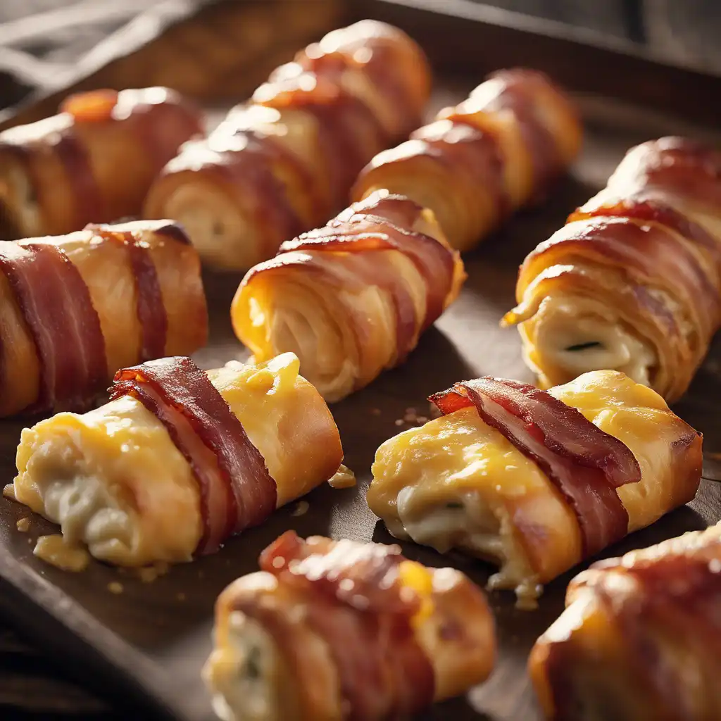 Bacon and Minas Cheese Rolls