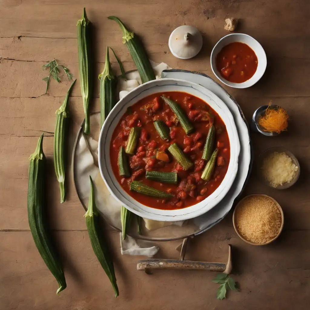 Okra Stew with Talharim