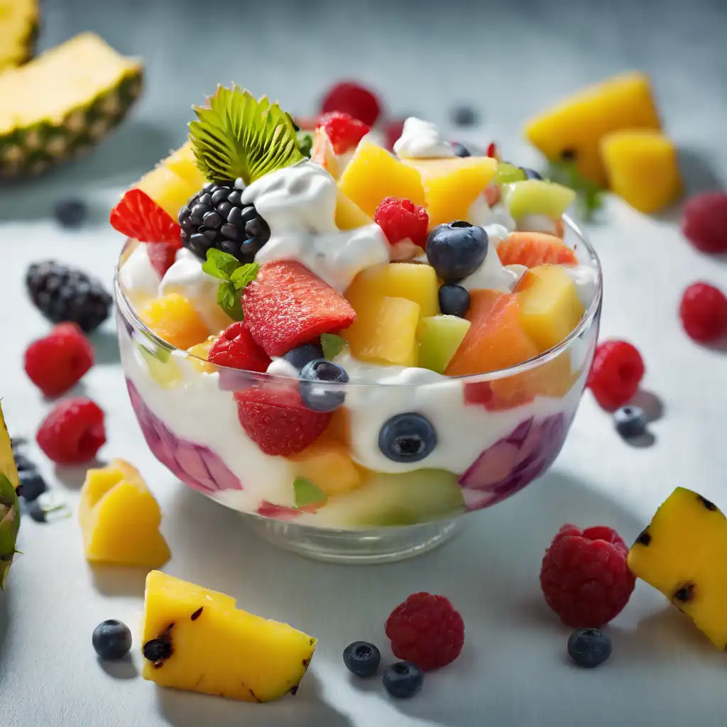 Fruit Salad with Yogurt