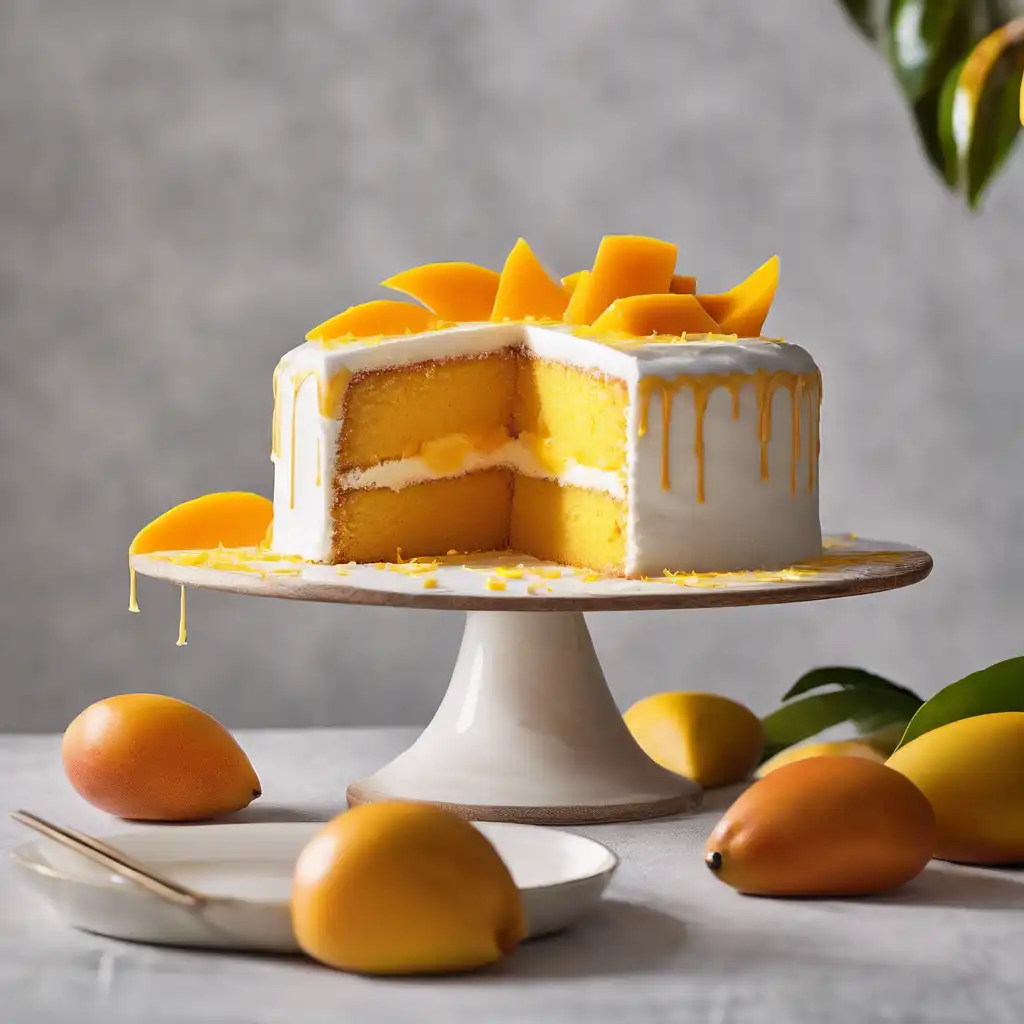 Mango Cream Cake