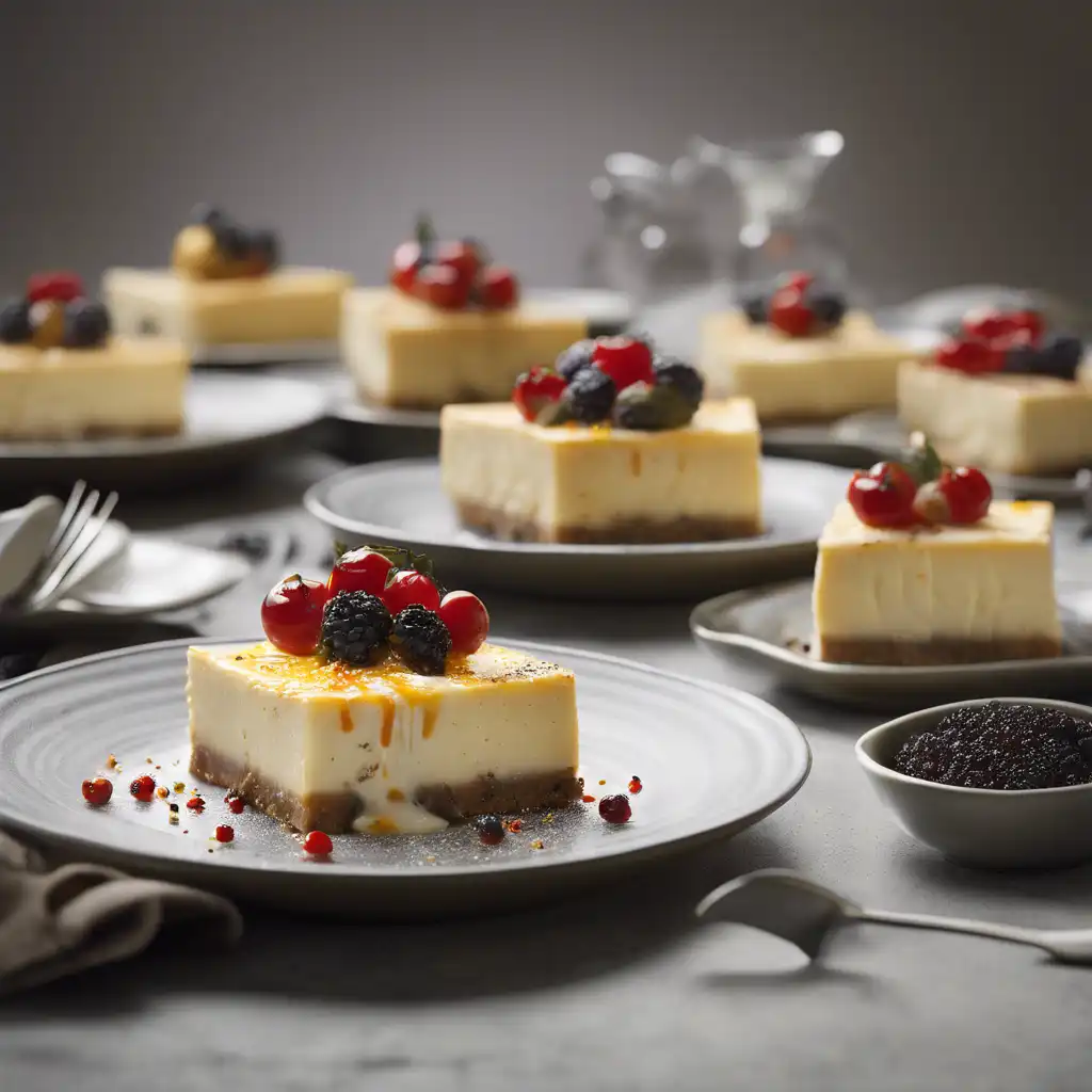 Peppered Cheesecake Quadrads