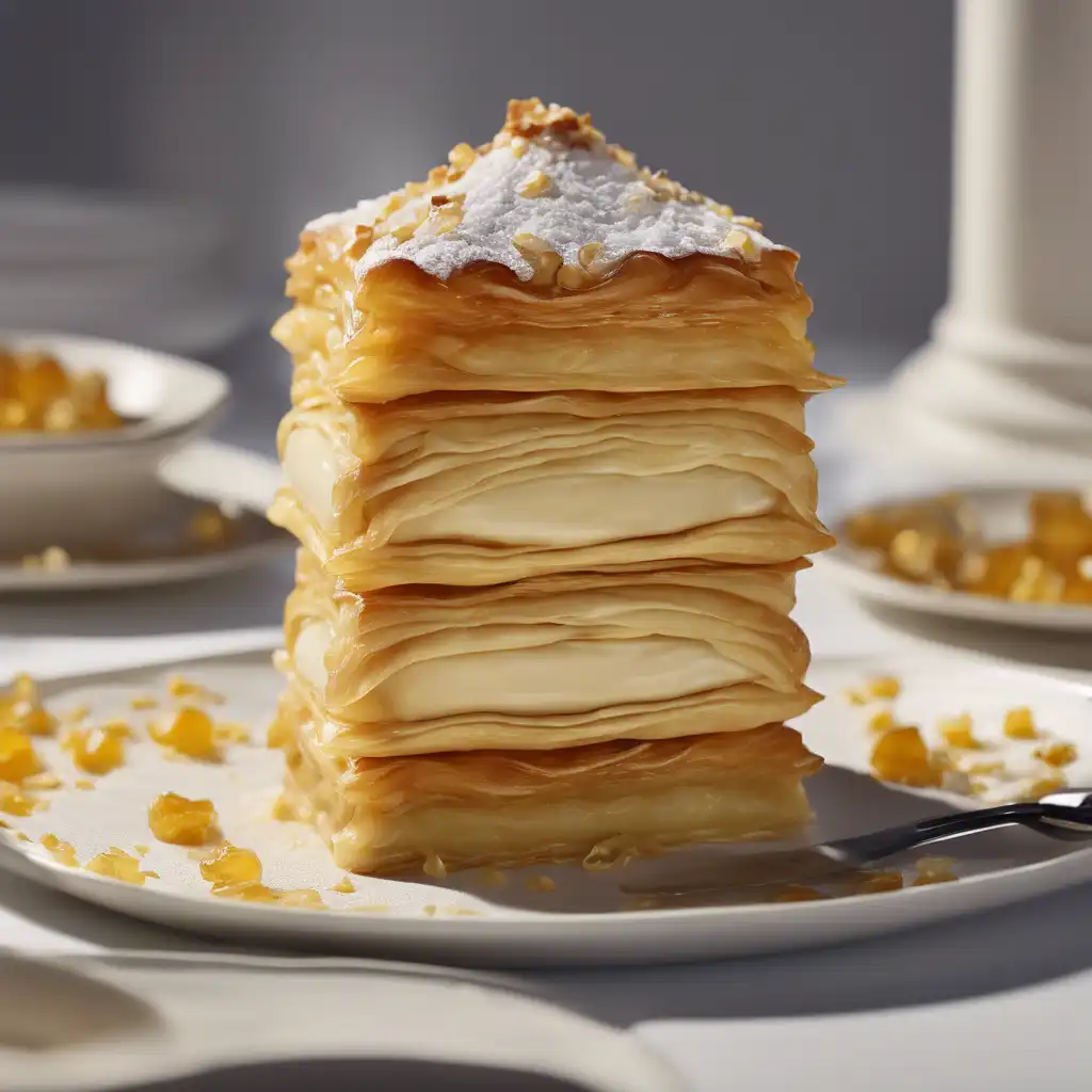 Flaky Pastry Cake