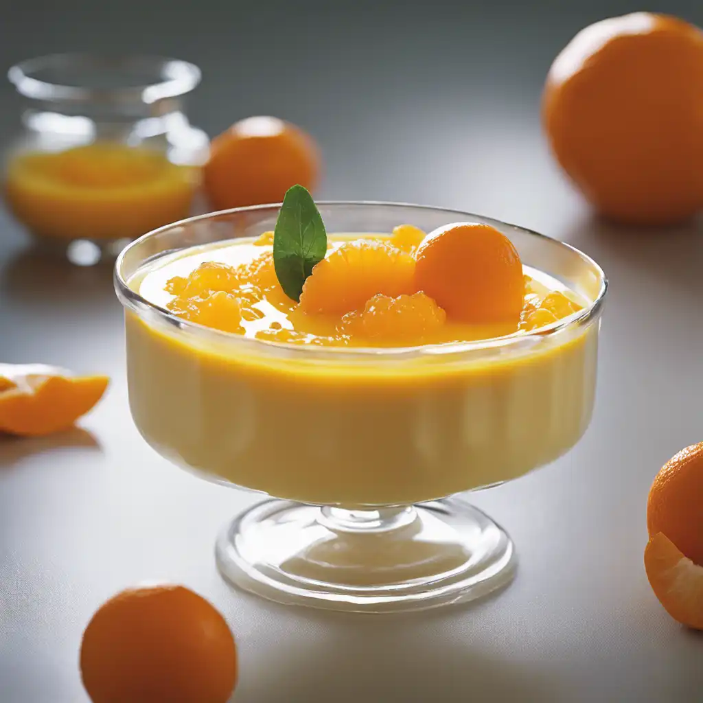 Tangerine and Vanilla Pudding