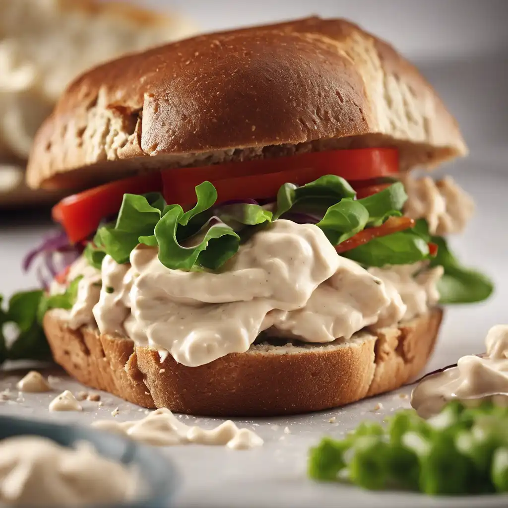 Creamy Chicken Sandwich with Mayo