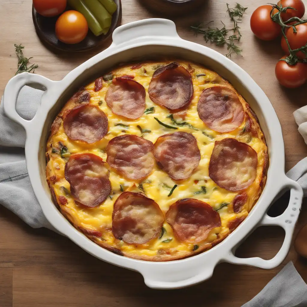 Toucinho and Cheese Frittata