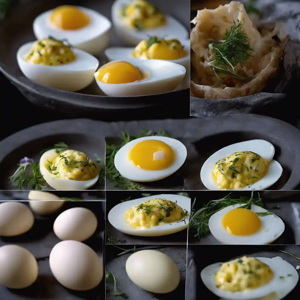 Egg Filled with Cheese and Herbs