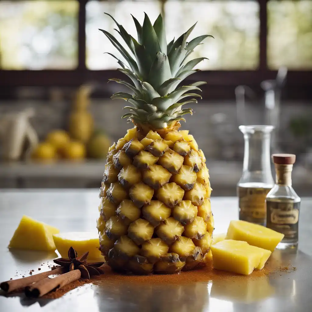 Pineapple in Vodka