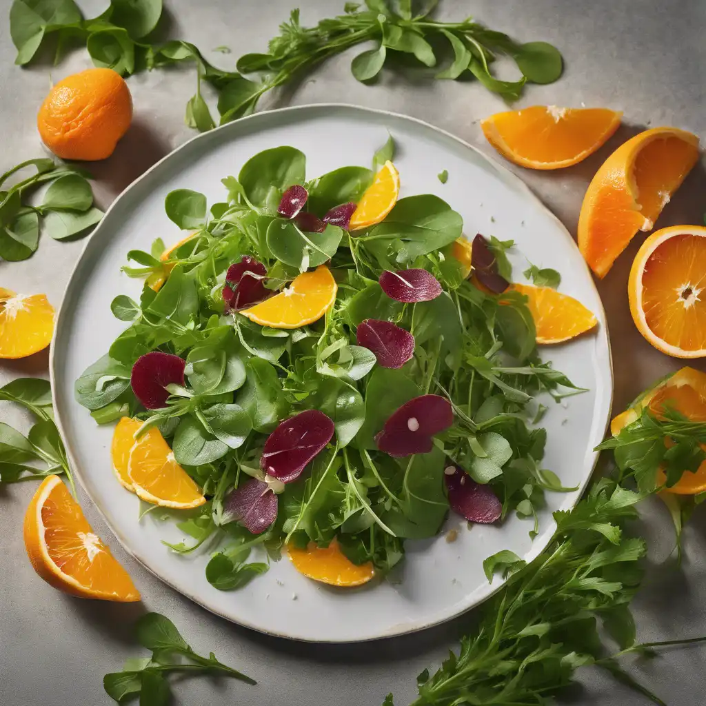 Sweet Sorrel and Orange Salad