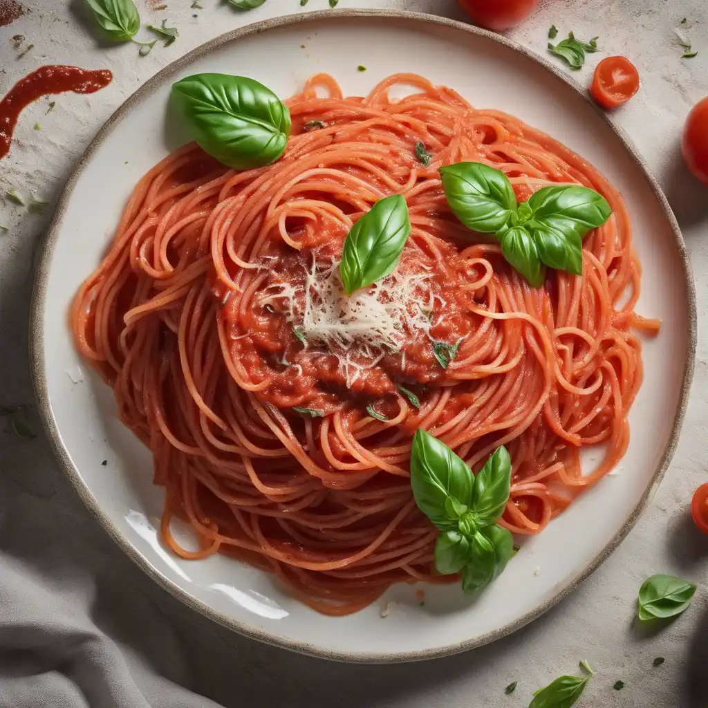 Tomato Sauce Spaghetti