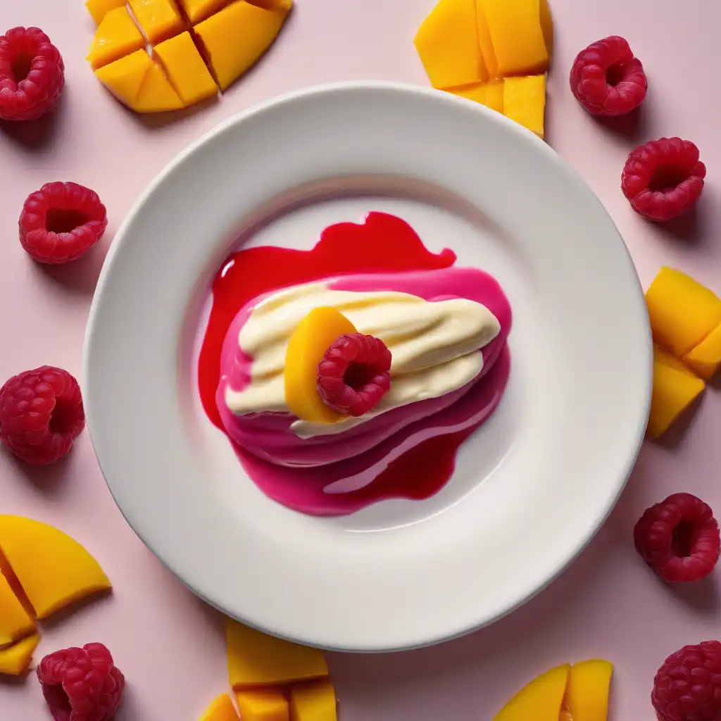 Raspberry and Mango Cream