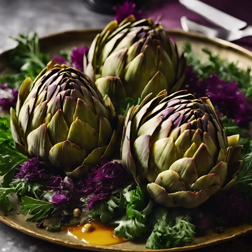 Artichoke with Sicilian Flair