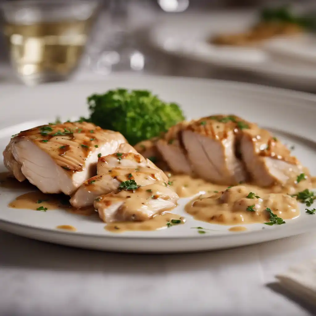 Grilled Chicken in Chaud-Froid Sauce