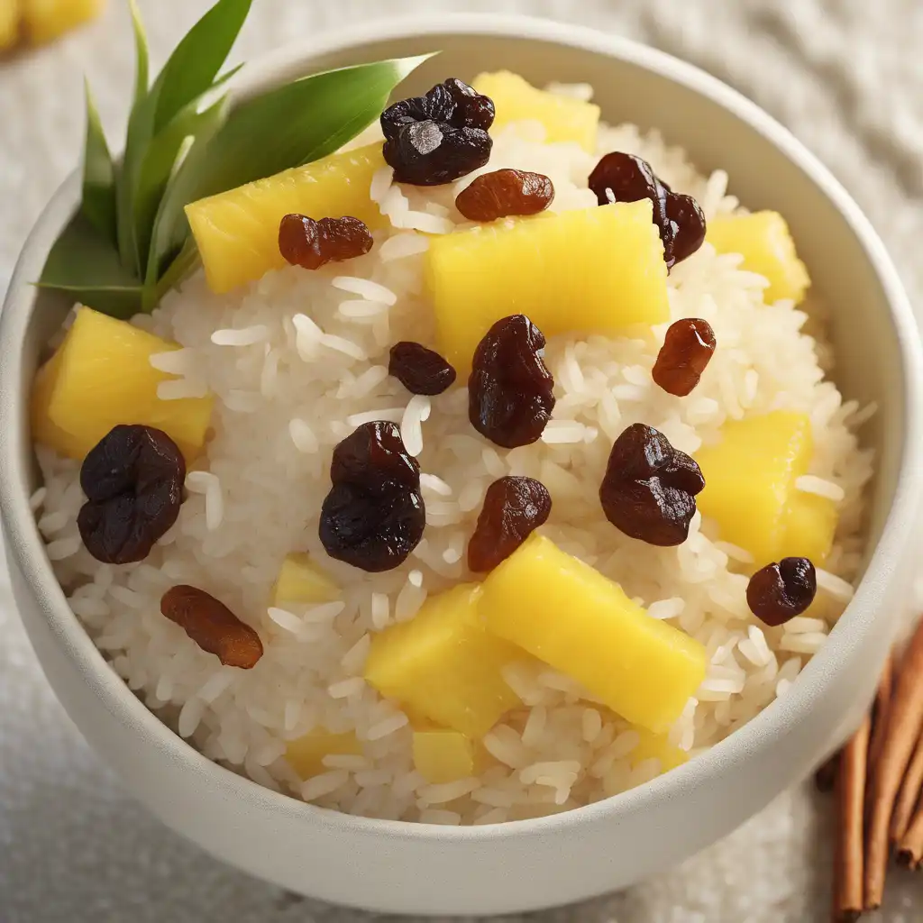 Rice with Raisins and Pineapple